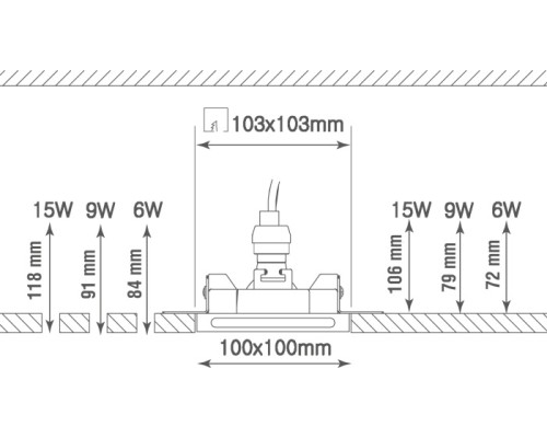 Точечный светильник Elementare DL271SQ1W Donolux Точечный светильник Elementare DL271SQ1W Donolux