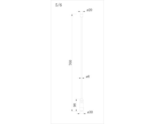 Стойка CODE 1.2 Double Stand H700 B DL20224 Donolux