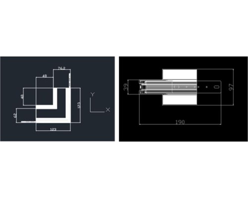 Соединитель угловой Magic track Inner corner DLM01B Sp Donolux Соединитель угловой Magic track Inner corner DLM01B Sp Donolux