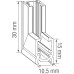 Соединитель Slim Line Mini Inner corner DLSM CB Donolux