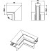 Соединитель угловой SPACE-Track system Inner corner InW Donolux