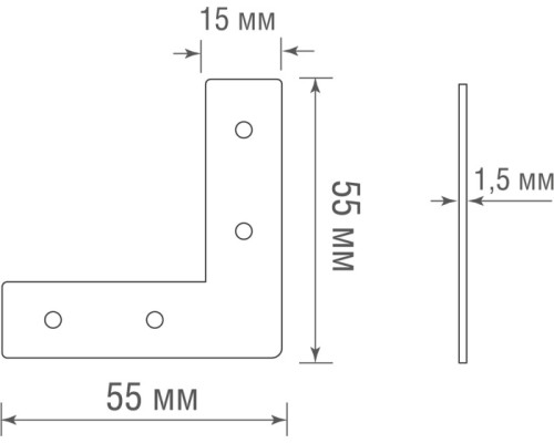 Соединитель L-образный Slim Line L connector DLS B Donolux Соединитель L-образный Slim Line L connector DLS B Donolux