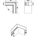 Соединитель L-образный SPACE-Track system L corner CW M Donolux