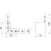 Соединитель L-образный Magic track L corner DLMB Sp Donolux