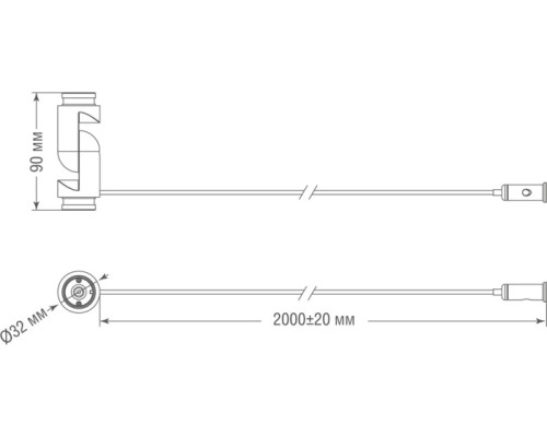 Коннектор Round Line L corner DLR B1 Donolux Коннектор Round Line L corner DLR B1 Donolux