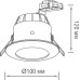 Встраиваемый светильник уличный N1519 N1519RAL9003 Donolux