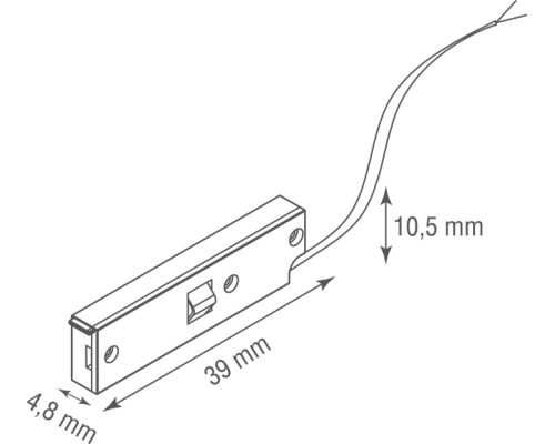Питание боковое Slim Line Mini Power connector DLSM B Donolux Питание боковое Slim Line Mini Power connector DLSM B Donolux