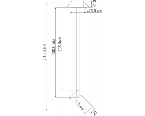 Подвесной светильник Saga S111018WW3BBr Donolux Подвесной светильник Saga S111018WW3BBr Donolux
