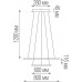 Подвесной светильник Nimbo S111024/2R 85W Black In Donolux