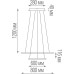 Подвесной светильник Nimbo S111024/2R 85W White In Donolux