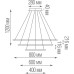 Подвесной светильник Nimbo S111024/3R 110W Black In Donolux