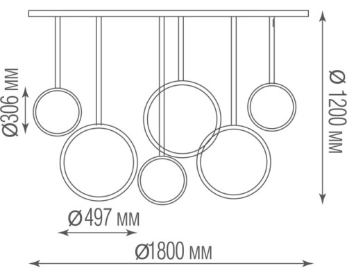 Подвесной светильник Olimpiya S111024/6 180W White Donolux Подвесной светильник Olimpiya S111024/6 180W White Donolux