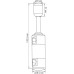 Стойка CODE 1.2 Single Stand H135 B DL20224 Donolux