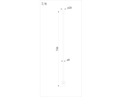 Стойка CODE 1.2 Single Stand H700-2 B DL20224 Donolux Стойка CODE 1.2 Single Stand H700-2 B DL20224 Donolux