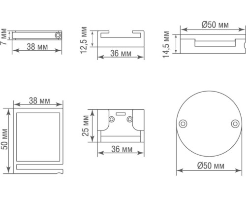 Заглушка Sling System Sling End Cap Double Donolux Заглушка Sling System Sling End Cap Double Donolux
