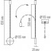 Настенный светильник Kaa W111043/1 black Donolux