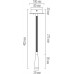 Настенный светильник Kaa W111044/1Brass Donolux