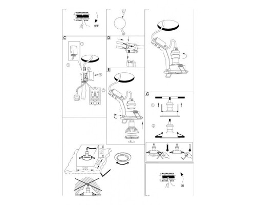 Точечный светильник Tedo 31689 Eglo Точечный светильник Tedo 31689 Eglo
