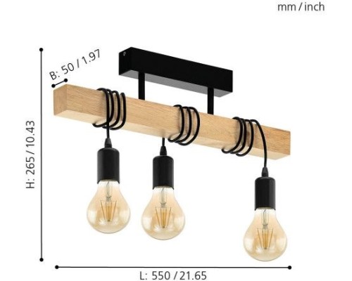 Потолочная люстра Townshend 32915 Eglo Потолочная люстра Townshend 32915 Eglo