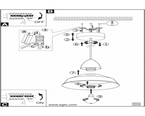 Подвесной светильник Auckland-p 49056 Eglo Подвесной светильник Auckland-p 49056 Eglo