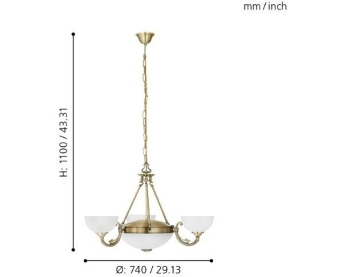 Подвесная люстра Savoy 82748 Eglo Подвесная люстра Savoy 82748 Eglo