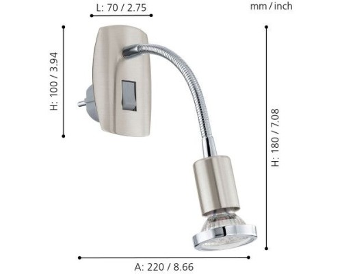 Спот Mini 4 92933 Eglo Спот Mini 4 92933 Eglo