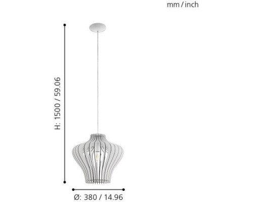 Подвесной светильник Cossano 2 95253 Eglo