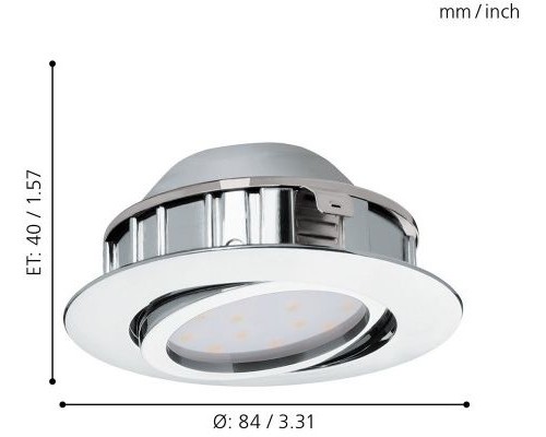 Точечный светильник Pineda 95848 Eglo Точечный светильник Pineda 95848 Eglo
