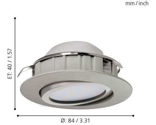 Точечный светильник Pineda 95856 Eglo Точечный светильник Pineda 95856 Eglo