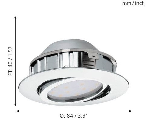 Точечный светильник Pineda 95858 Eglo Точечный светильник Pineda 95858 Eglo