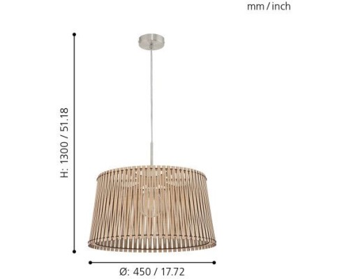 Подвесной светильник Sendero 96193 Eglo Подвесной светильник Sendero 96193 Eglo