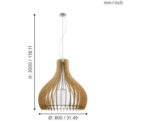 Подвесной светильник Tindori 96216 Eglo Подвесной светильник Tindori 96216 Eglo