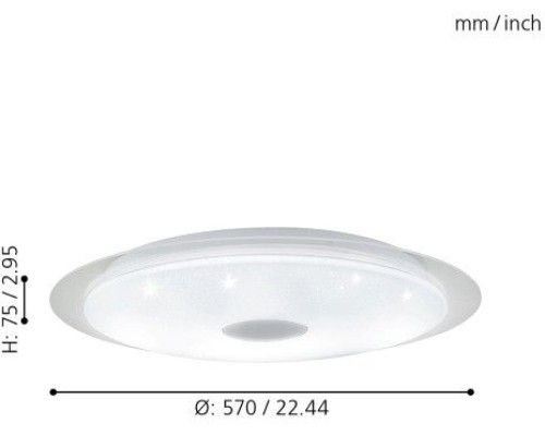 Потолочный светильник Moratica-a 98219 Eglo Потолочный светильник Moratica-a 98219 Eglo