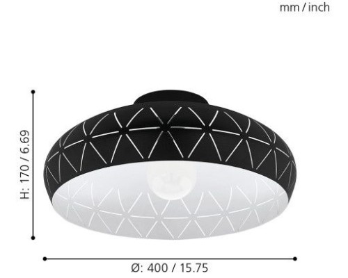 Потолочная люстра Ramon 1 98466 Eglo Потолочная люстра Ramon 1 98466 Eglo