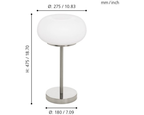 Интерьерная настольная лампа Optica-c 98658 Eglo