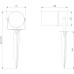 Грунтовый светильник Landscape 043 FL LED черный Elektrostandard