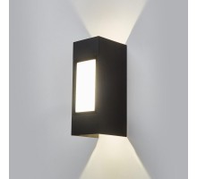 Настенный светильник уличный Techno 1638 TECHNO LED черный Elektrostandard