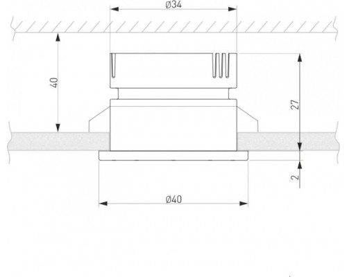 Точечный светильник Kary 25025/LED 3W 4200K BK черный Elektrostandard