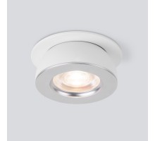 Точечный светильник Pruno 25080/LED 8W 4200К белый/серебро Elektrostandard