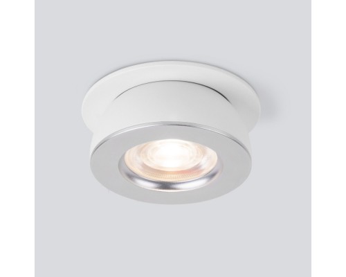 Точечный светильник Pruno 25080/LED 8W 4200К белый/серебро Elektrostandard Точечный светильник Pruno 25080/LED 8W 4200К белый/серебро Elektrostandard
