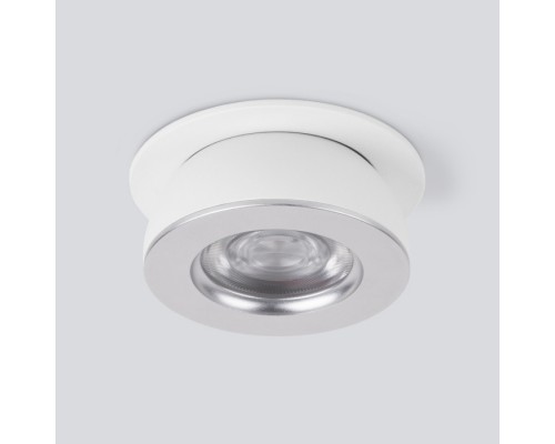Точечный светильник Pruno 25080/LED 8W 4200К белый/серебро Elektrostandard Точечный светильник Pruno 25080/LED 8W 4200К белый/серебро Elektrostandard