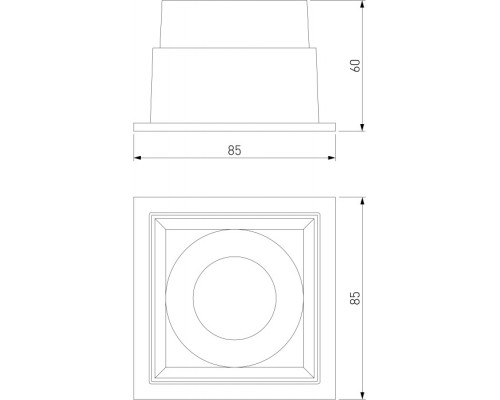 Точечный светильник Quadro 25085/LED Elektrostandard Точечный светильник Quadro 25085/LED Elektrostandard