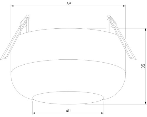 Точечный светильник Onde 25088/LED Elektrostandard Точечный светильник Onde 25088/LED Elektrostandard