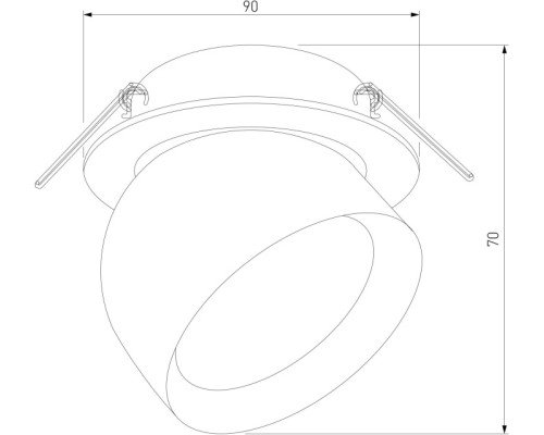 Точечный светильник Uno 25092/LED Elektrostandard Точечный светильник Uno 25092/LED Elektrostandard