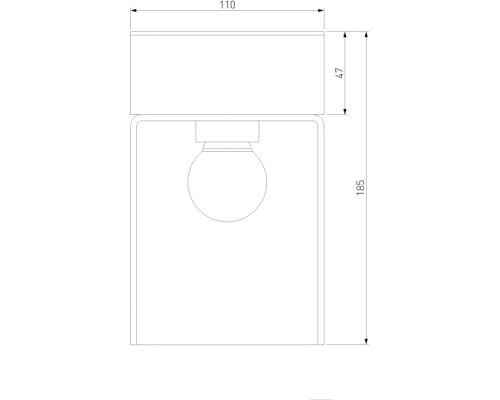 Потолочный светильник уличный Atrani 35085/F черный Elektrostandard Потолочный светильник уличный Atrani 35085/F черный Elektrostandard