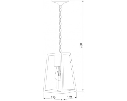 Уличный светильник подвесной Germes 35152/H Elektrostandard Уличный светильник подвесной Germes 35152/H Elektrostandard