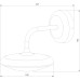 Настенный светильник уличный Portal 35162/D серый Elektrostandard