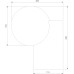 Настенный светильник уличный Gravity 35166/U черный Elektrostandard