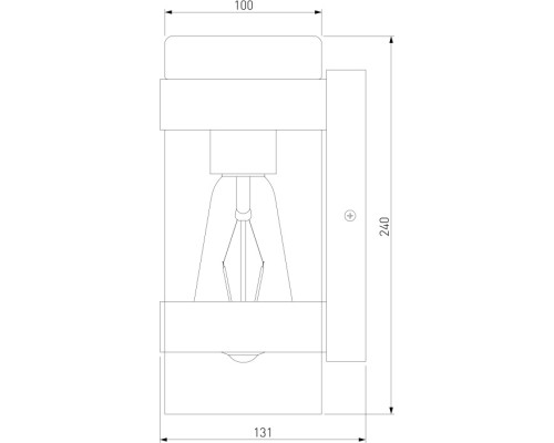 Настенный светильник уличный Falcon 35167/D темно-коричневый Elektrostandard Настенный светильник уличный Falcon 35167/D темно-коричневый Elektrostandard