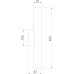 Настенный светильник langer 40123/LED матовое золото Elektrostandard